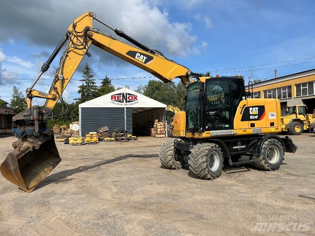 CAT M 314 F Gravemaskiner på hjul