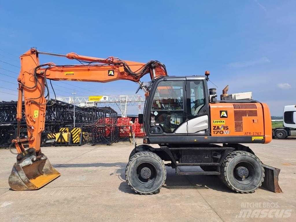 Hitachi ZX170W-5B Gravemaskiner på hjul