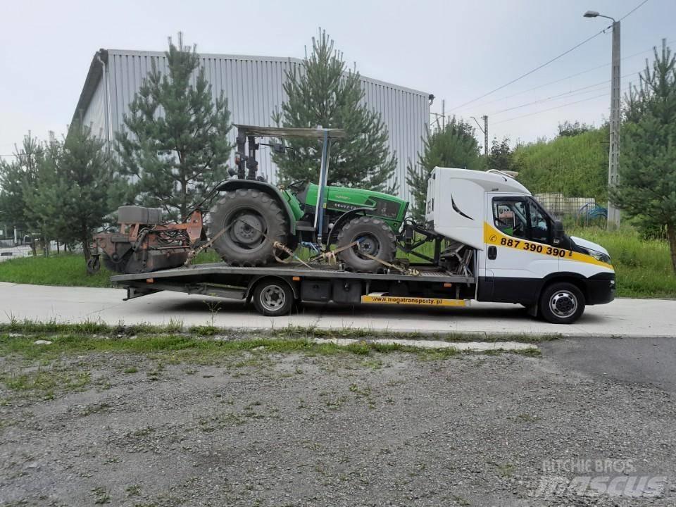 Iveco Daily 50 C 15 Flatbed lastbiler med spil