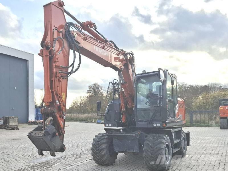 Hitachi ZX 150 W-7 Gravemaskiner på hjul