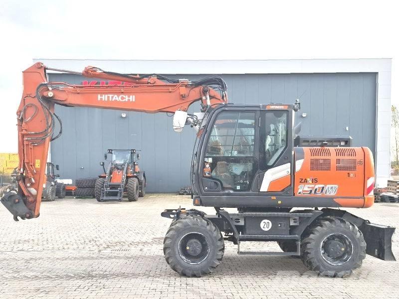 Hitachi ZX 150 W-7 Gravemaskiner på hjul