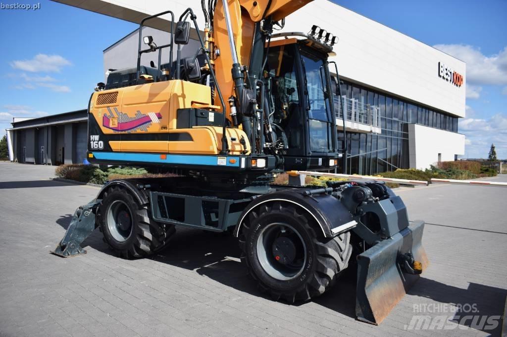 Hyundai HW 160 Gravemaskiner på hjul