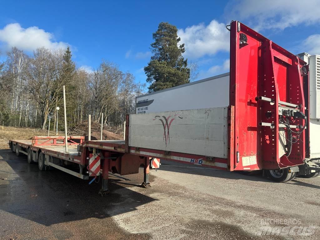 HRD Jumbotrailer Semi-trailer med lad/flatbed