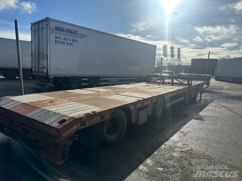 HRD Jumbotrailer Semi-trailer med lad/flatbed