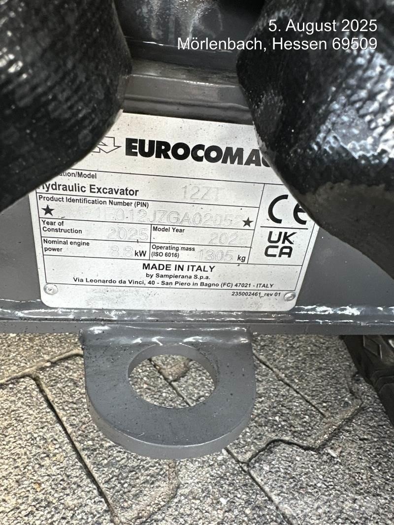 Eurocomach 12ZT Minigravemaskiner