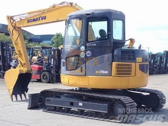 Komatsu PC 78 US Midi-gravemaskiner 7t - 12t