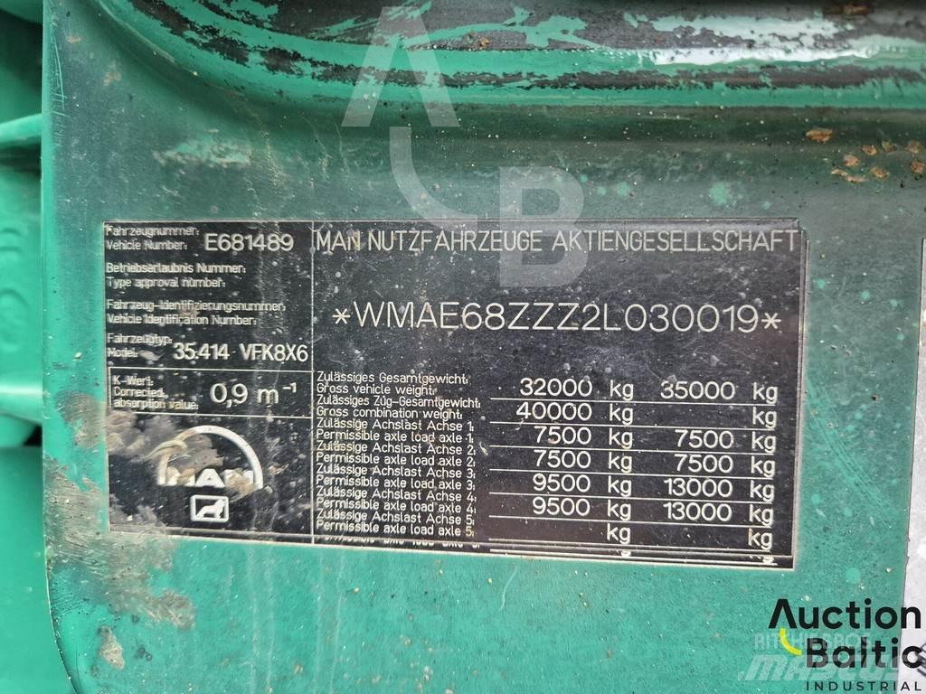 MAN FE410 Lastbiler med tip