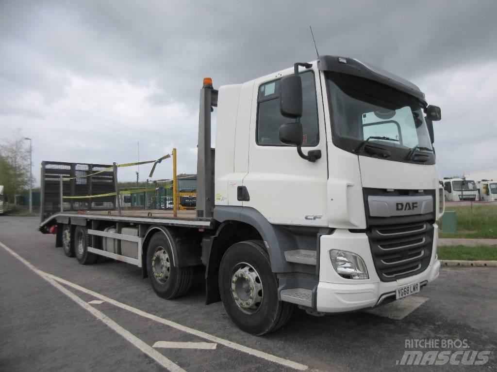 DAF CF450 Flatbed lastbiler med spil