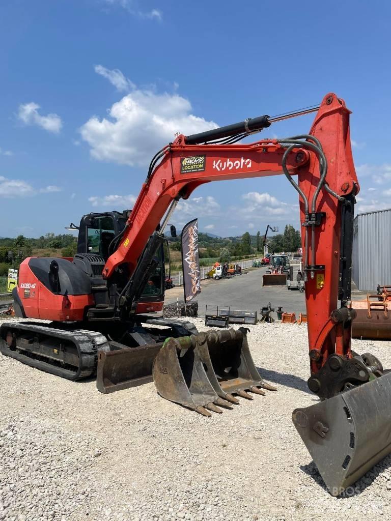 Kubota KX 080-4 Midi-gravemaskiner 7t - 12t