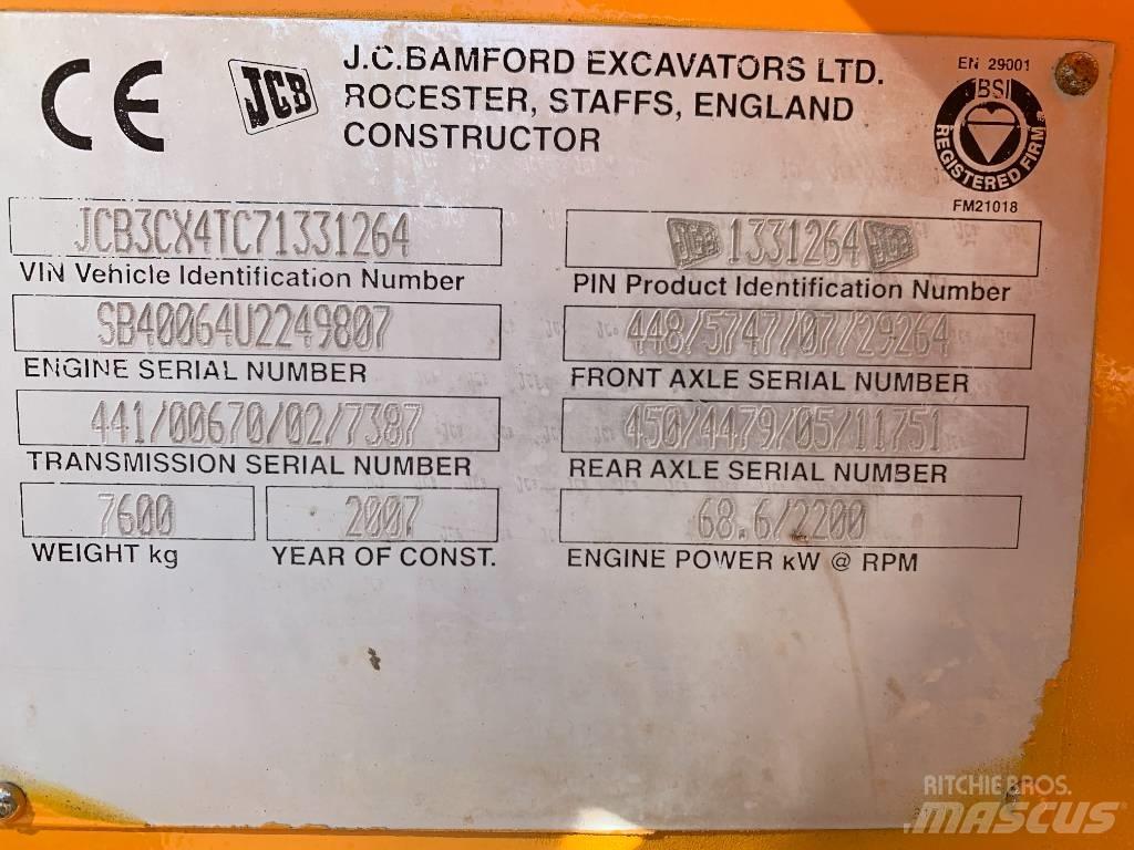 JCB 3 CX Gravemaskiner på hjul