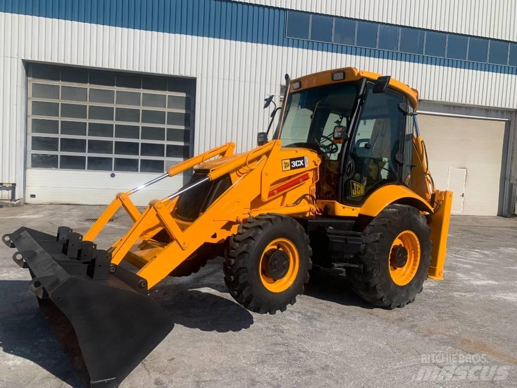 JCB 3 CX Gravemaskiner på hjul