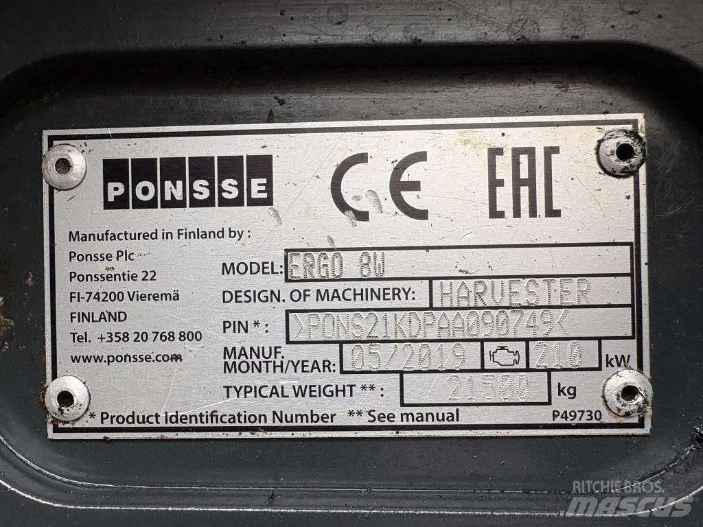 Ponsse Ergo 8W Skovningsmaskiner