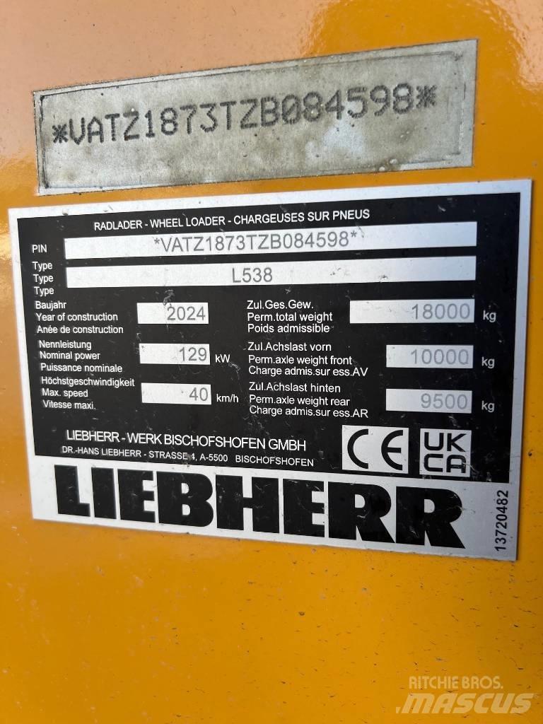 Liebherr L 538 Læssemaskiner på hjul