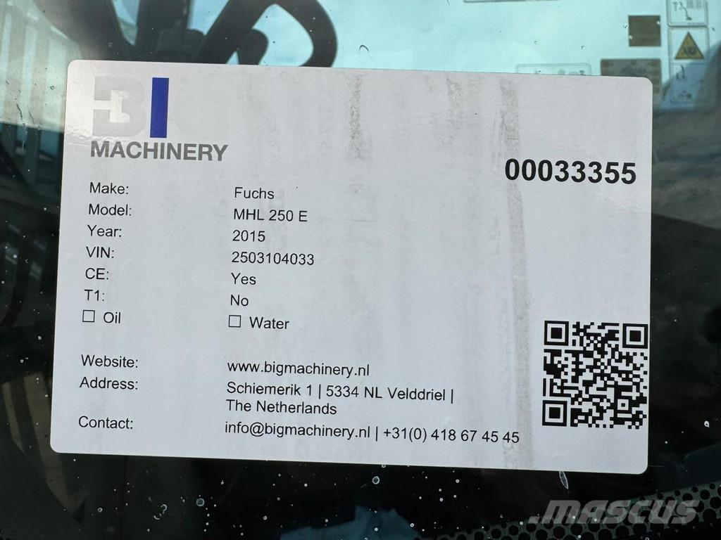 Fuchs MHL 250 Materialehåndteringsmaskiner
