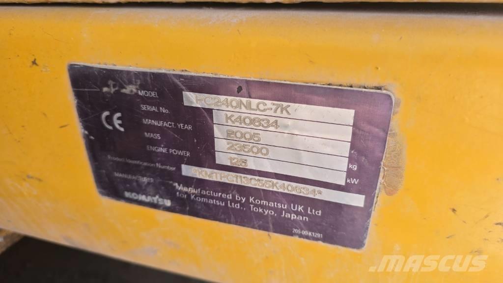 Komatsu PC 240 NLC-7 Gravemaskiner på larvebånd