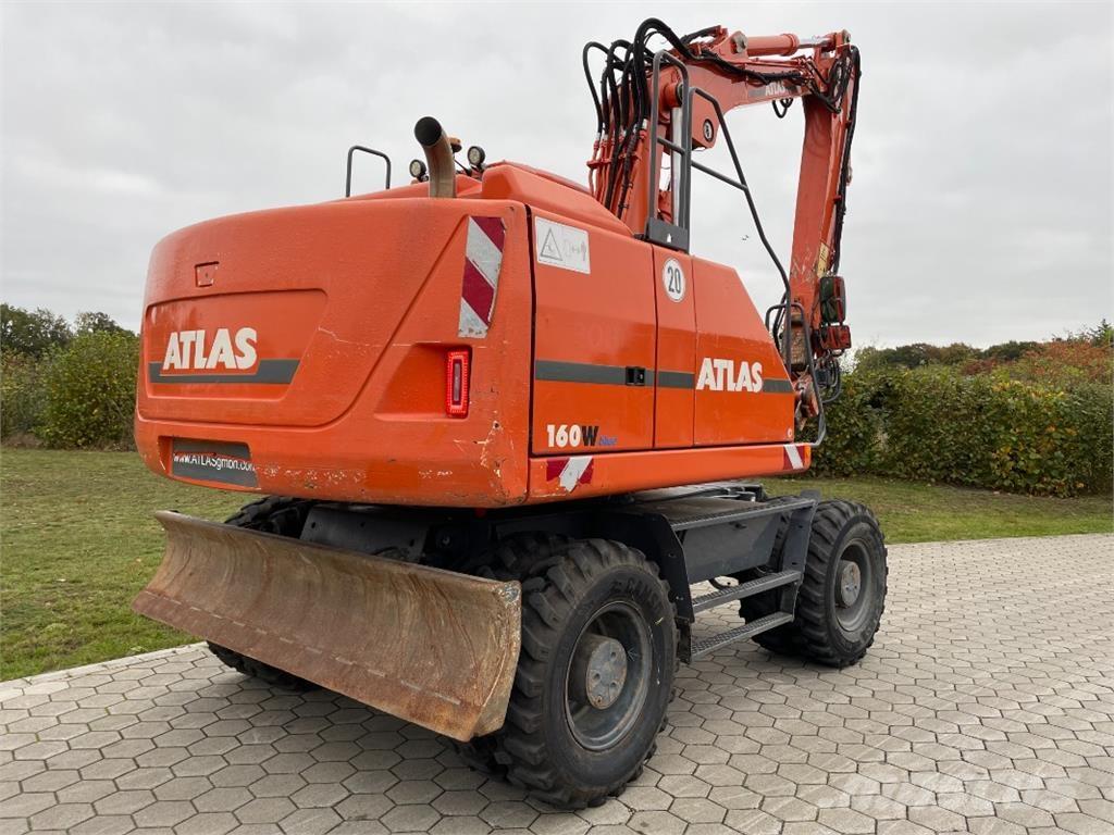 Atlas 160W-BLUE Gravemaskiner på hjul