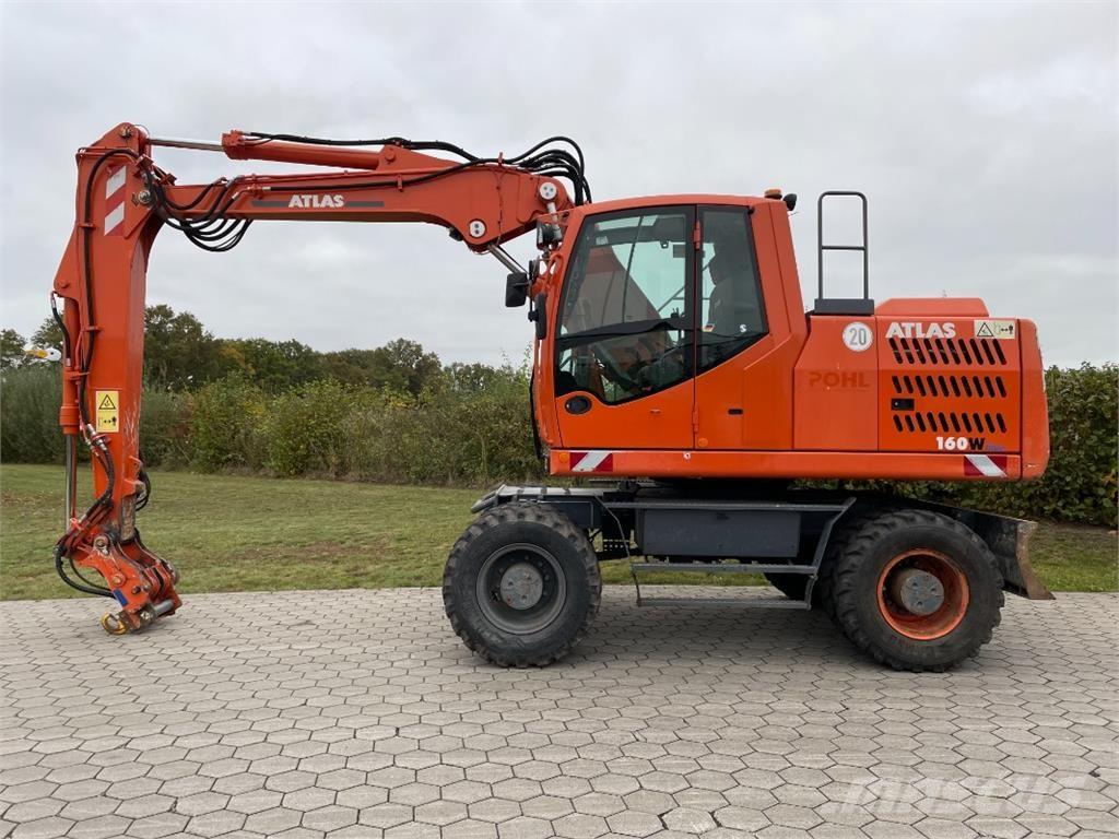 Atlas 160W-BLUE Gravemaskiner på hjul