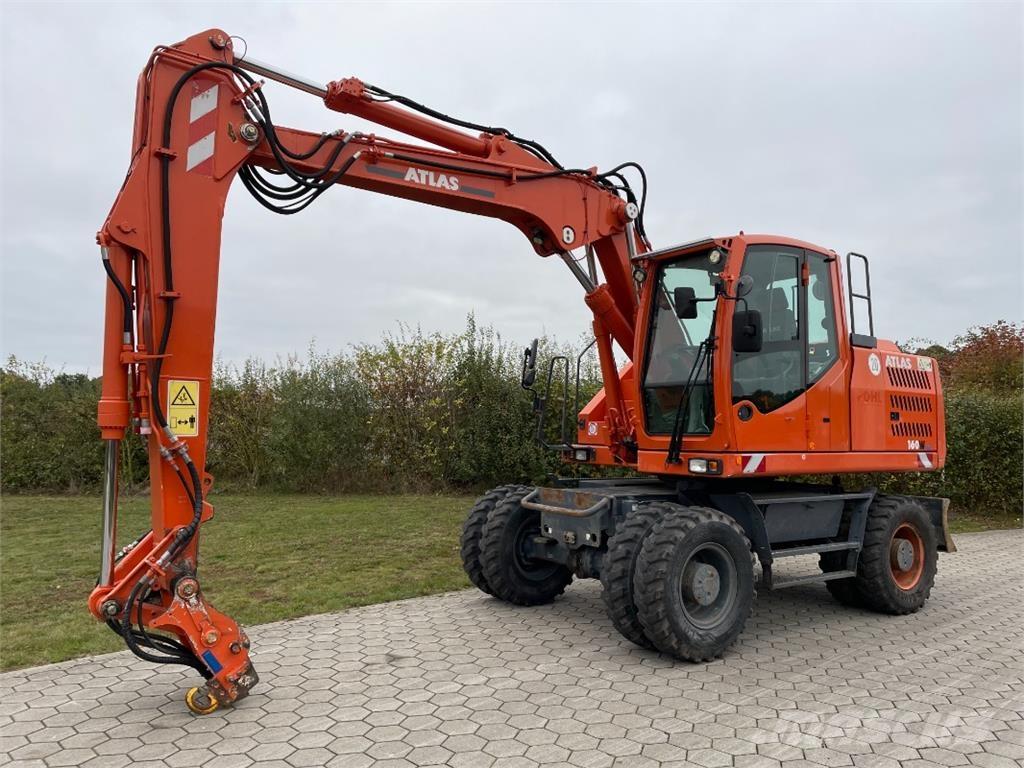 Atlas 160W-BLUE Gravemaskiner på hjul