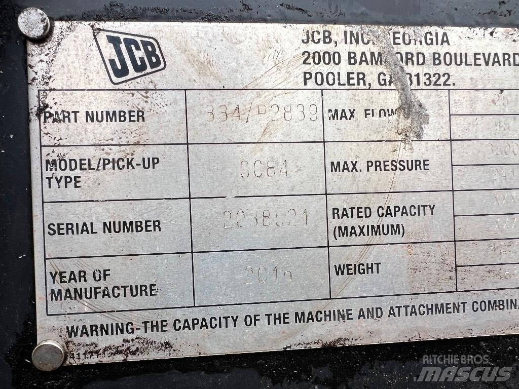 JCB 3C84 Andet tilbehør