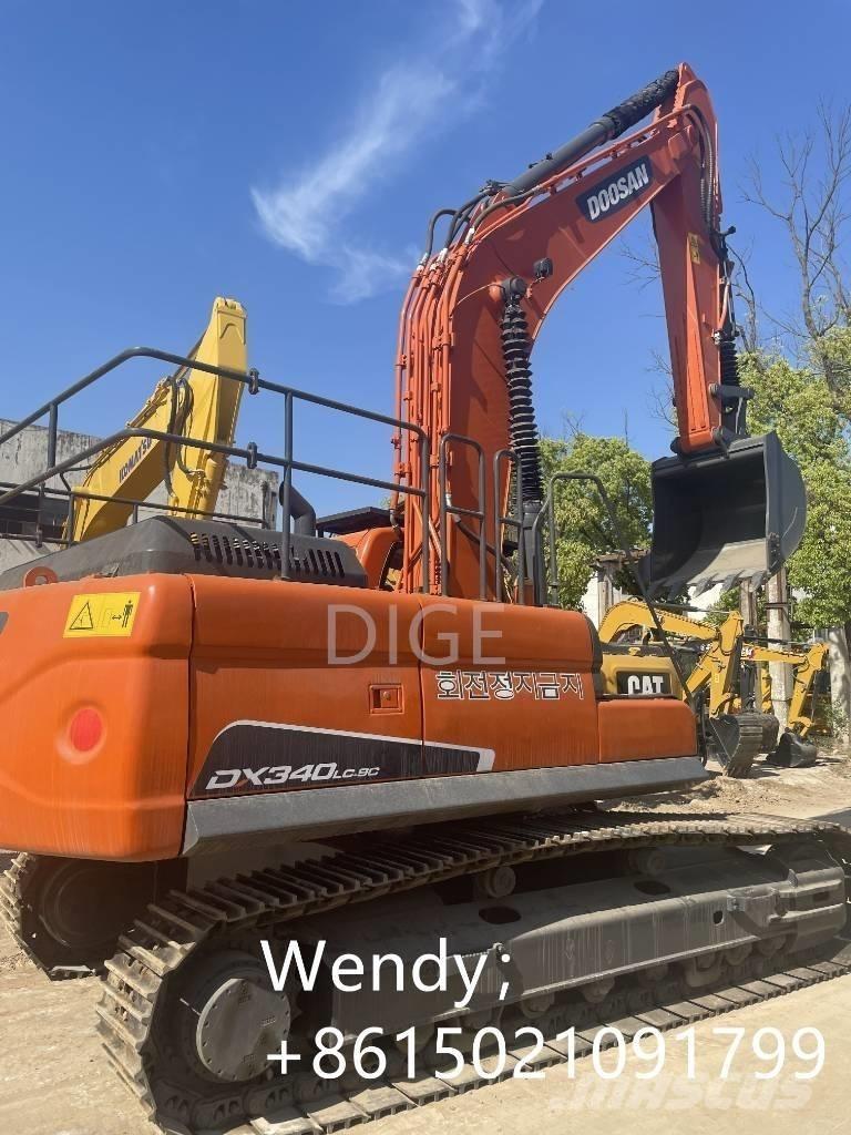 Doosan DX 340 Midi-gravemaskiner 7t - 12t