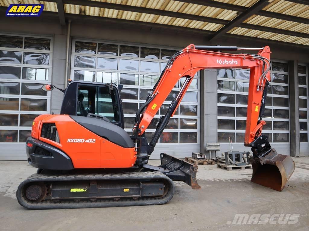 Kubota KX 080-4 Midi-gravemaskiner 7t - 12t