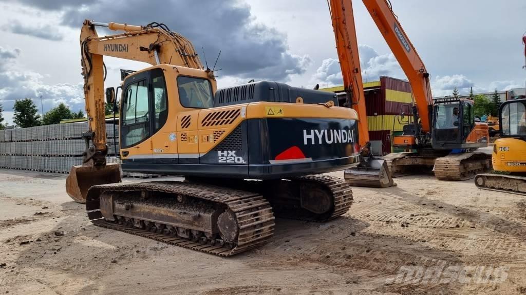 Hyundai 220 LC Gravemaskiner på larvebånd