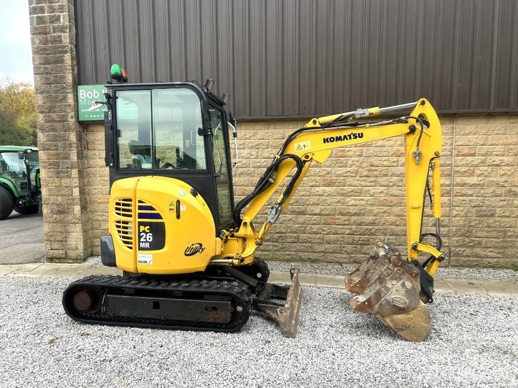 Komatsu PC26MR-3 Minigravemaskiner