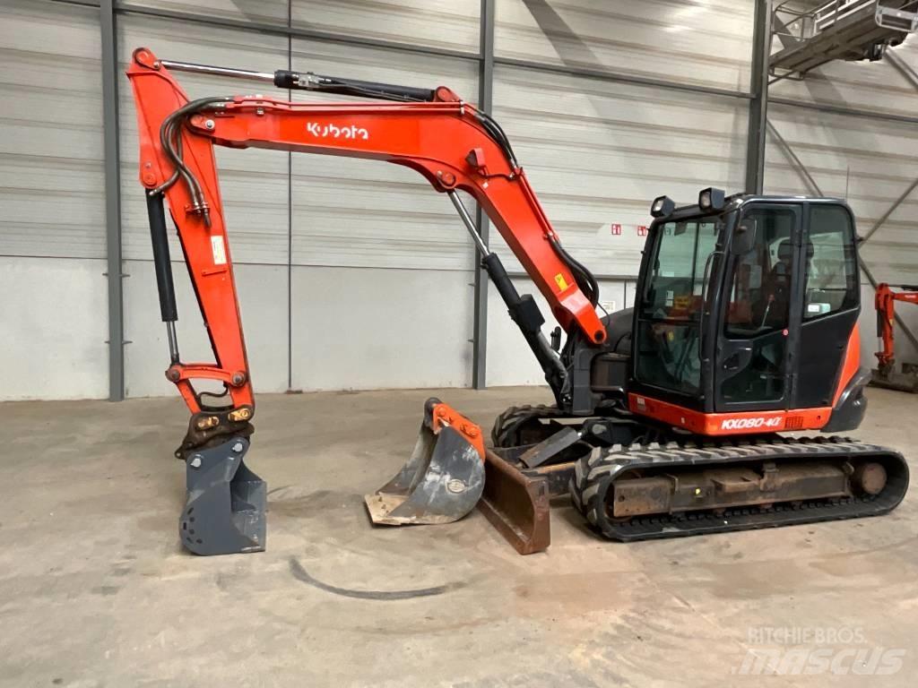 Kubota KX 080-4 A Midi-gravemaskiner 7t - 12t