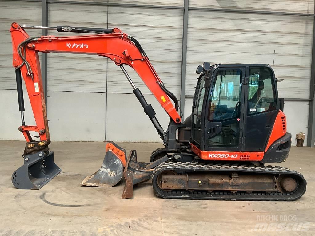 Kubota KX 080-4 A Midi-gravemaskiner 7t - 12t