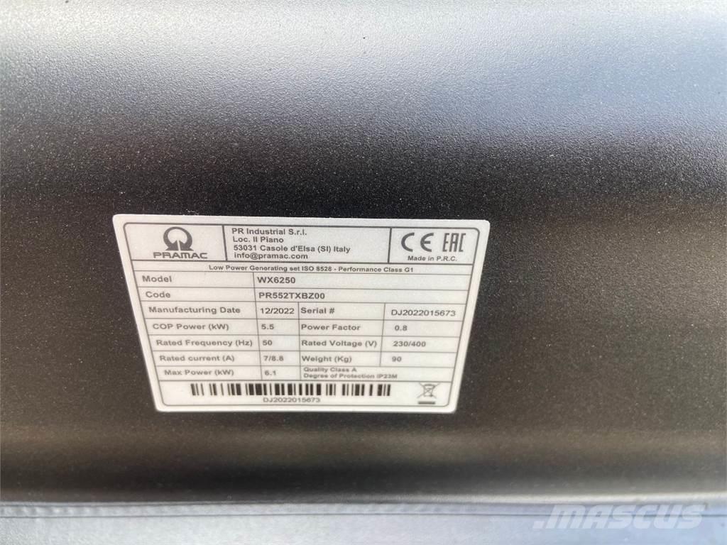 Pramac WX 6250 Andre generatorer