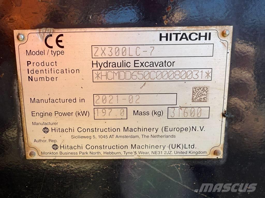 Hitachi ZX 300 LC-7 Gravemaskiner på larvebånd