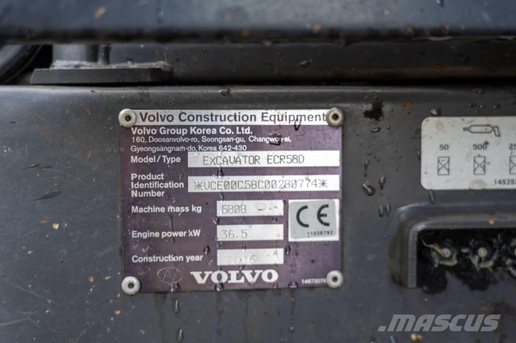 Volvo ERC58D Minigravemaskiner