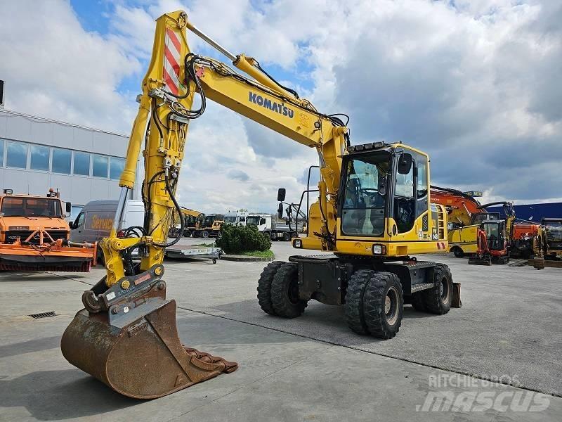 Komatsu PW 148-8 Gravemaskiner på hjul