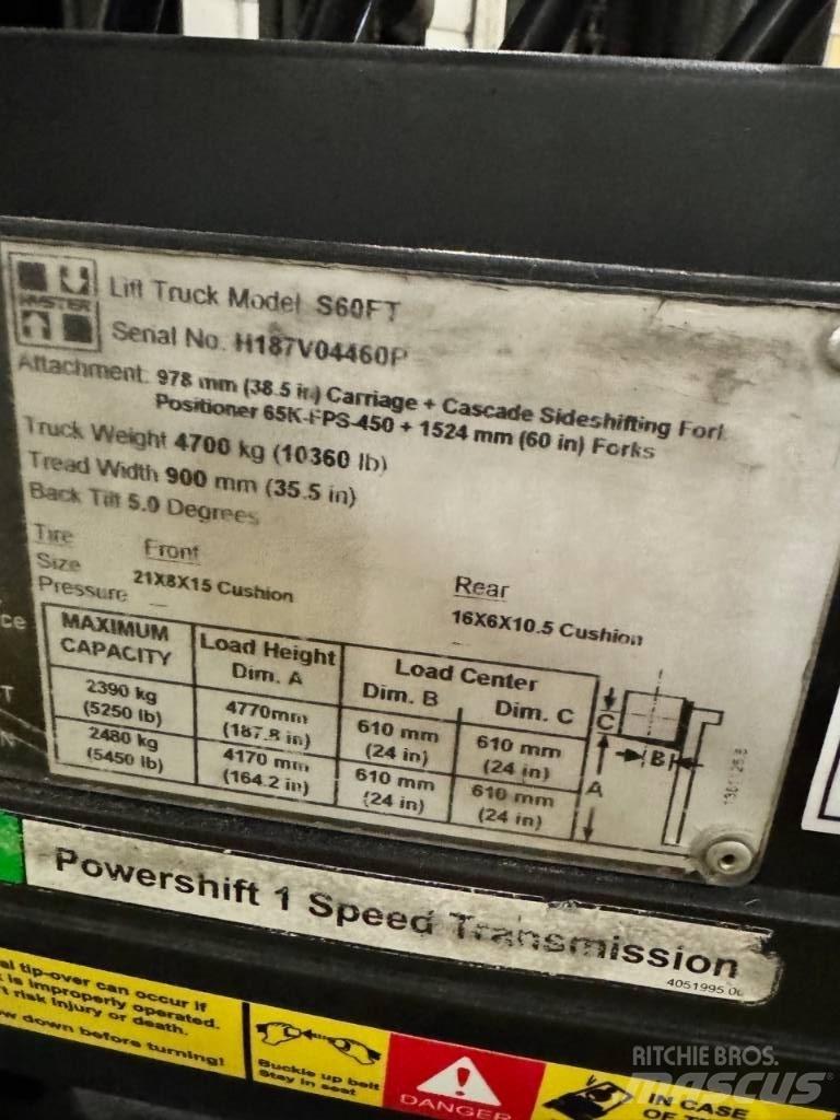 Hyster S 60 FT Gaffeltrucks - andre