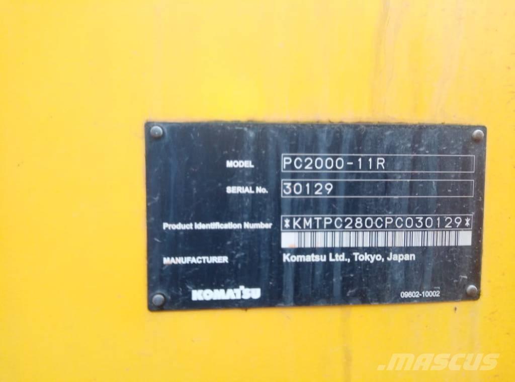 Komatsu PC 2000 Gravemaskiner på larvebånd
