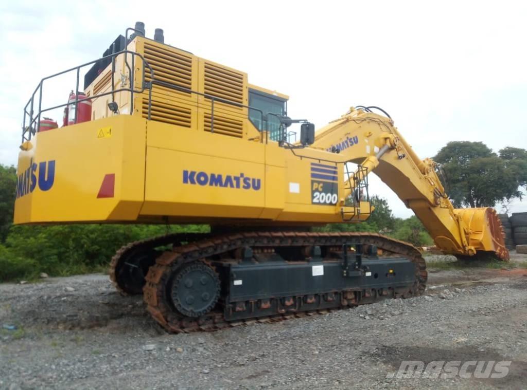 Komatsu PC 2000 Gravemaskiner på larvebånd