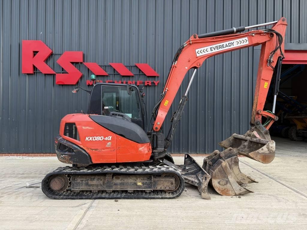 Kubota KX 080-4 Midi-gravemaskiner 7t - 12t