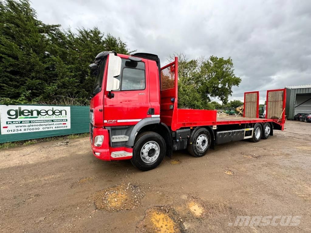 DAF CF 400 Flatbed lastbiler med spil