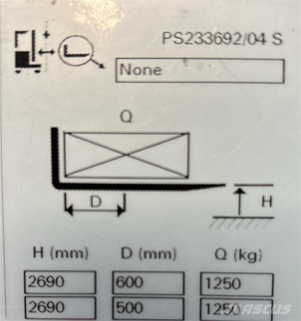 Atlet PS125 Gaffelstabler med gående fører