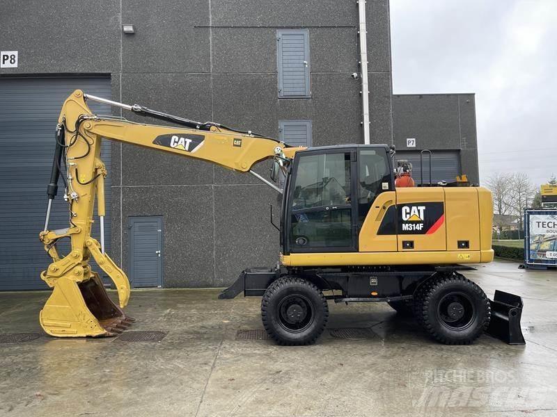 CAT M 314 F Gravemaskiner på hjul