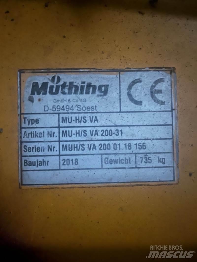Müthing MU- H/S V A Andet udstyr til foderhøster