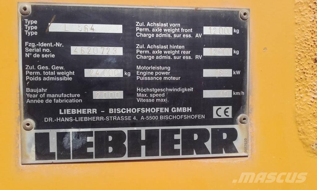 Liebherr L 564 Læssemaskiner på hjul