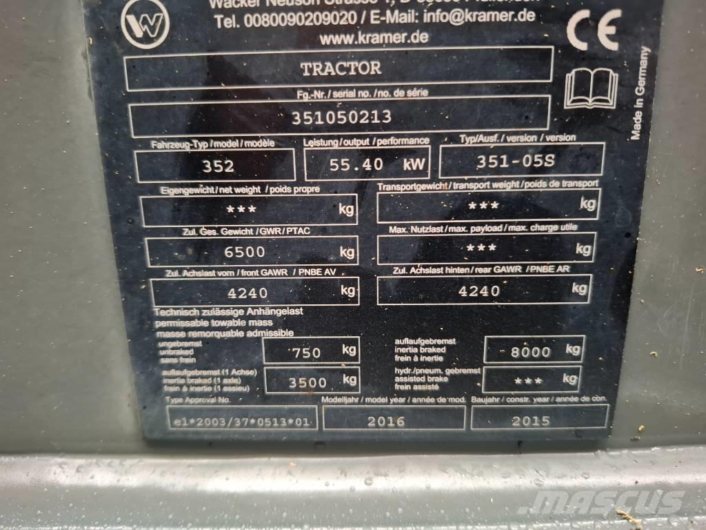 Kramer 8085 Læssemaskiner på hjul