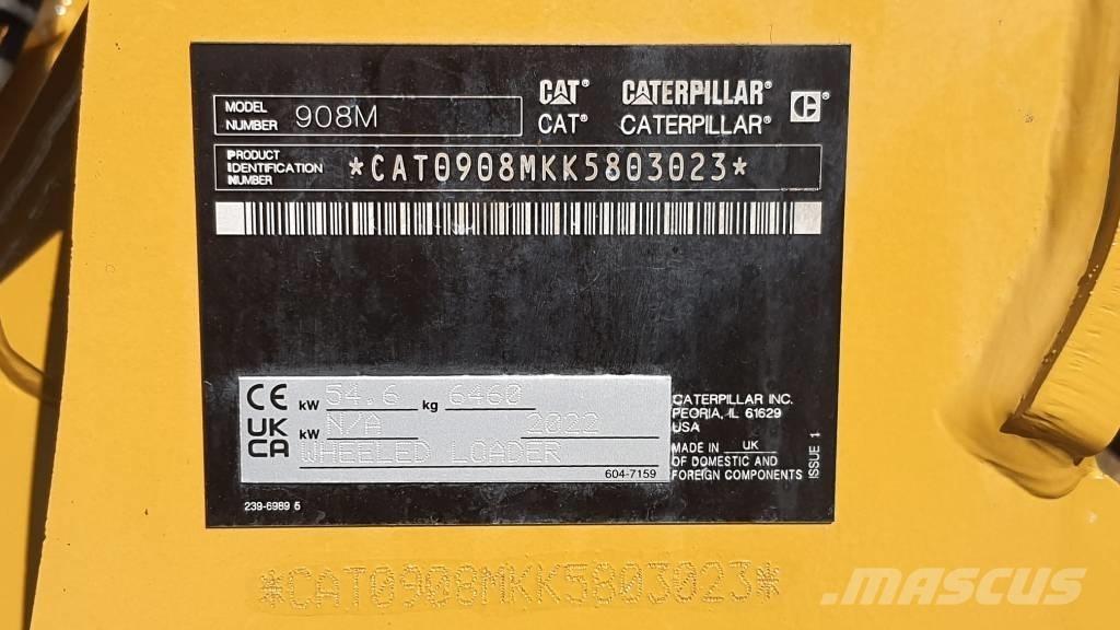 CAT 908M  Cat 908 Læssemaskiner på hjul