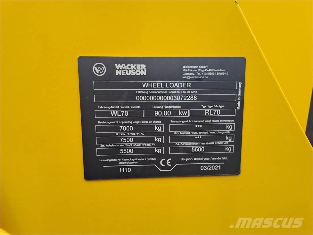 Wacker Neuson WL70 Læssemaskiner på hjul