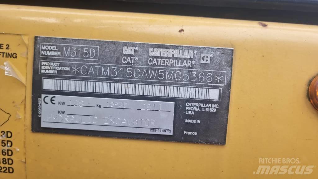 CAT M 315 D Gravemaskiner på hjul