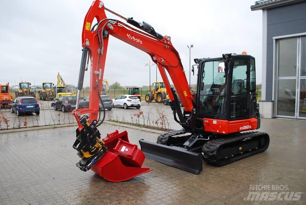 Kubota KX 060 - 6 tons Minigravemaskiner