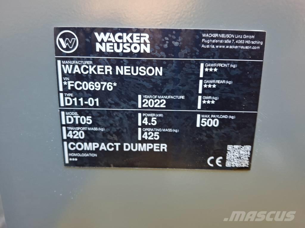 Wacker Neuson DT 05 Bælte-tipvogn