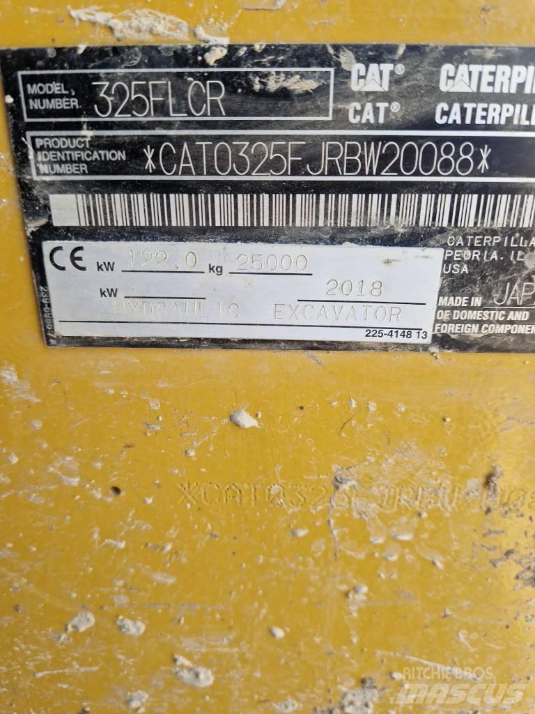 CAT 325 F Gravemaskiner på larvebånd