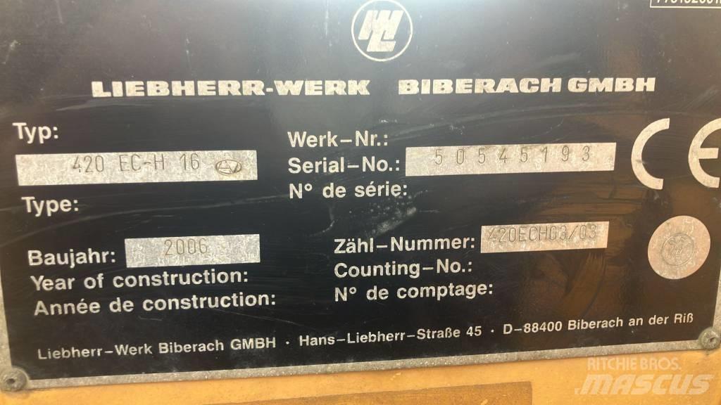 Liebherr 420 EC-H16 Tårn kraner